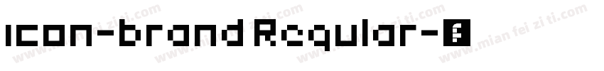 icon-brand Regular字体转换